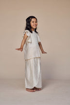 Little Mentiung 2.0 Fully Embroidered Kurung for Kids