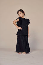 Little Mentiung 2.0 Fully Embroidered Kurung for Kids