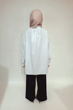 AVA STRIPED SHIRT - BLUE