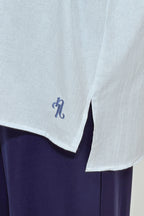 AVA STRIPED SHIRT - BLUE