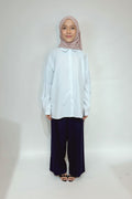 AVA STRIPED SHIRT - BLUE