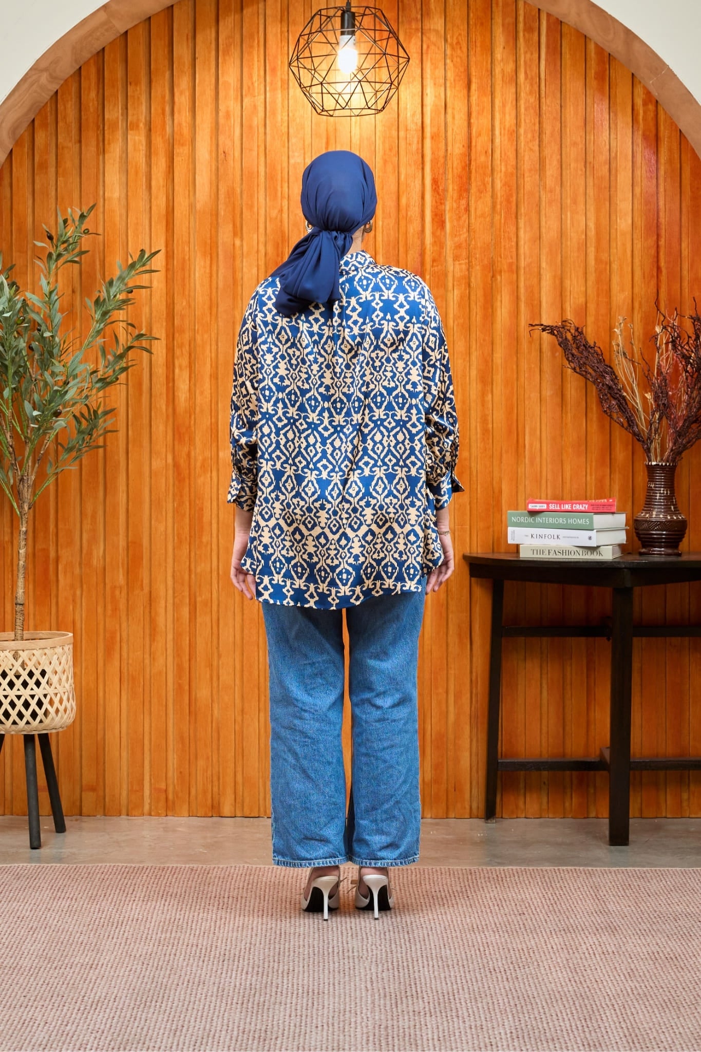 Maya Satin Garden Women's Shirt