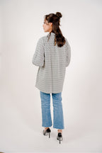 Maya Shirt in Black and White