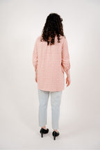 Maya Shirt in Pink and Yellow Plaid