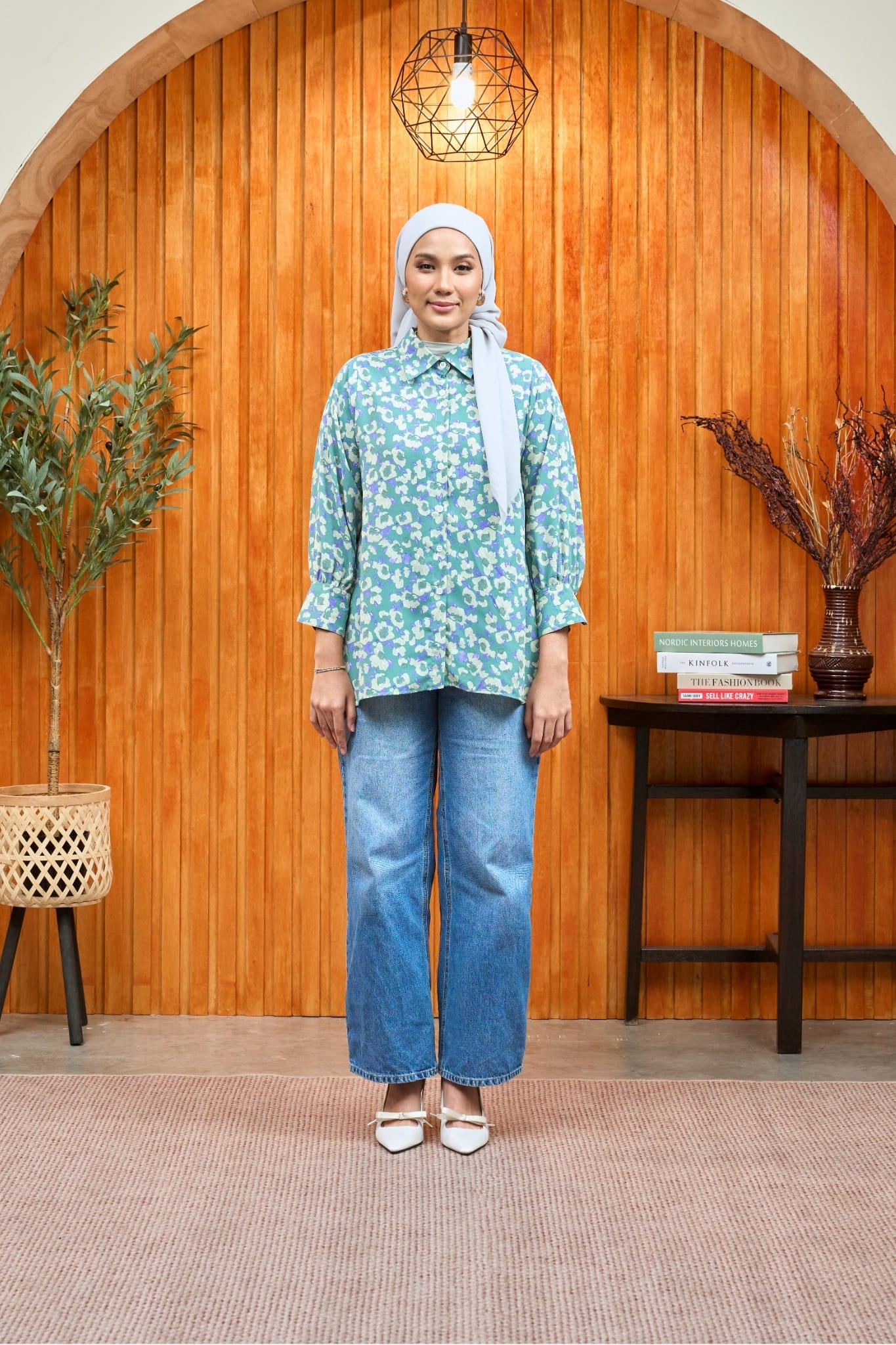 Maya Bold Blooms Women's Shirt