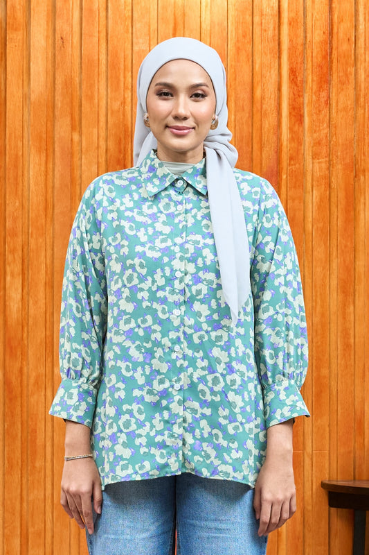 Maya Bold Blooms Women's Shirt