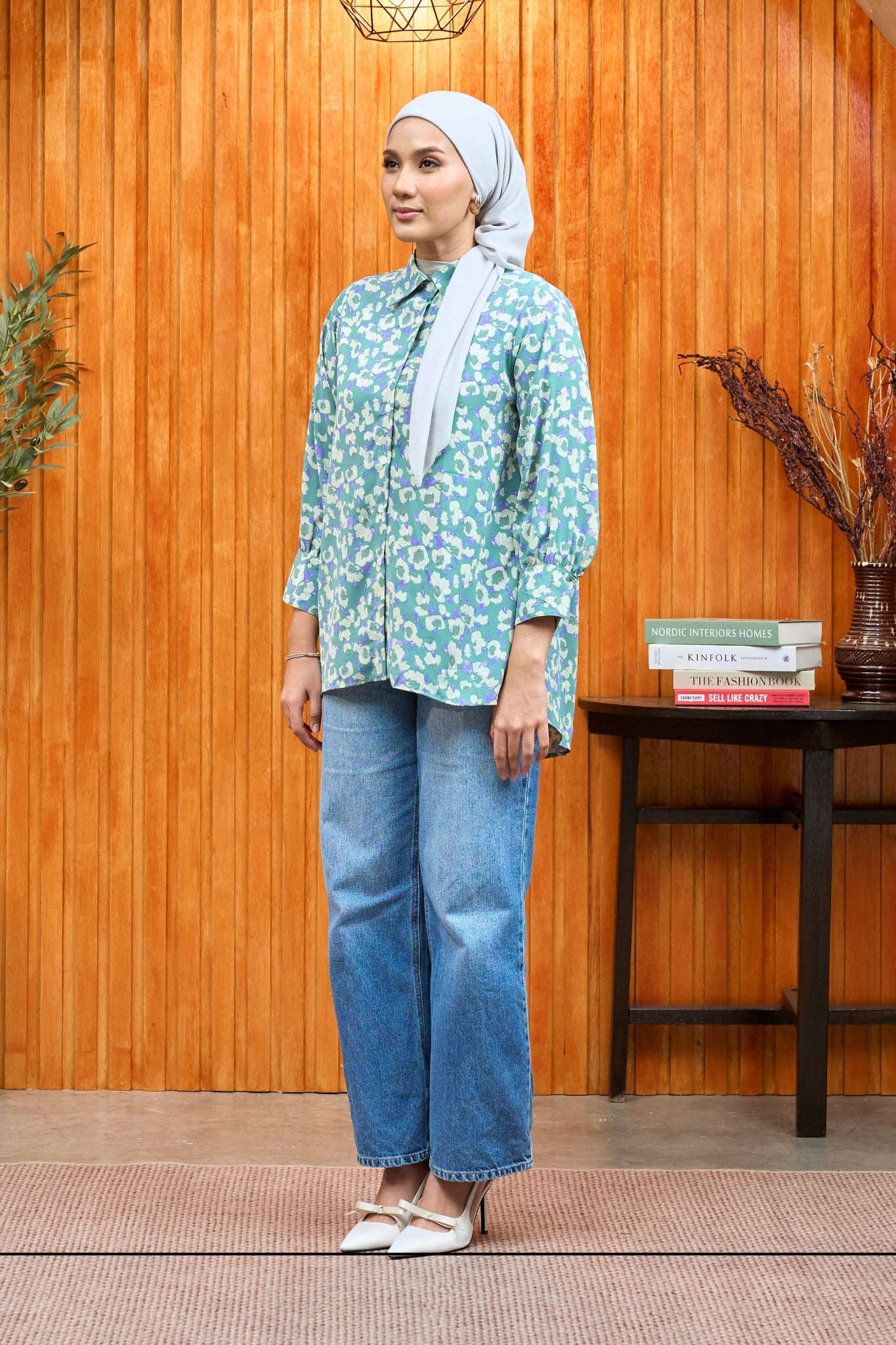 Maya Bold Blooms Women's Shirt