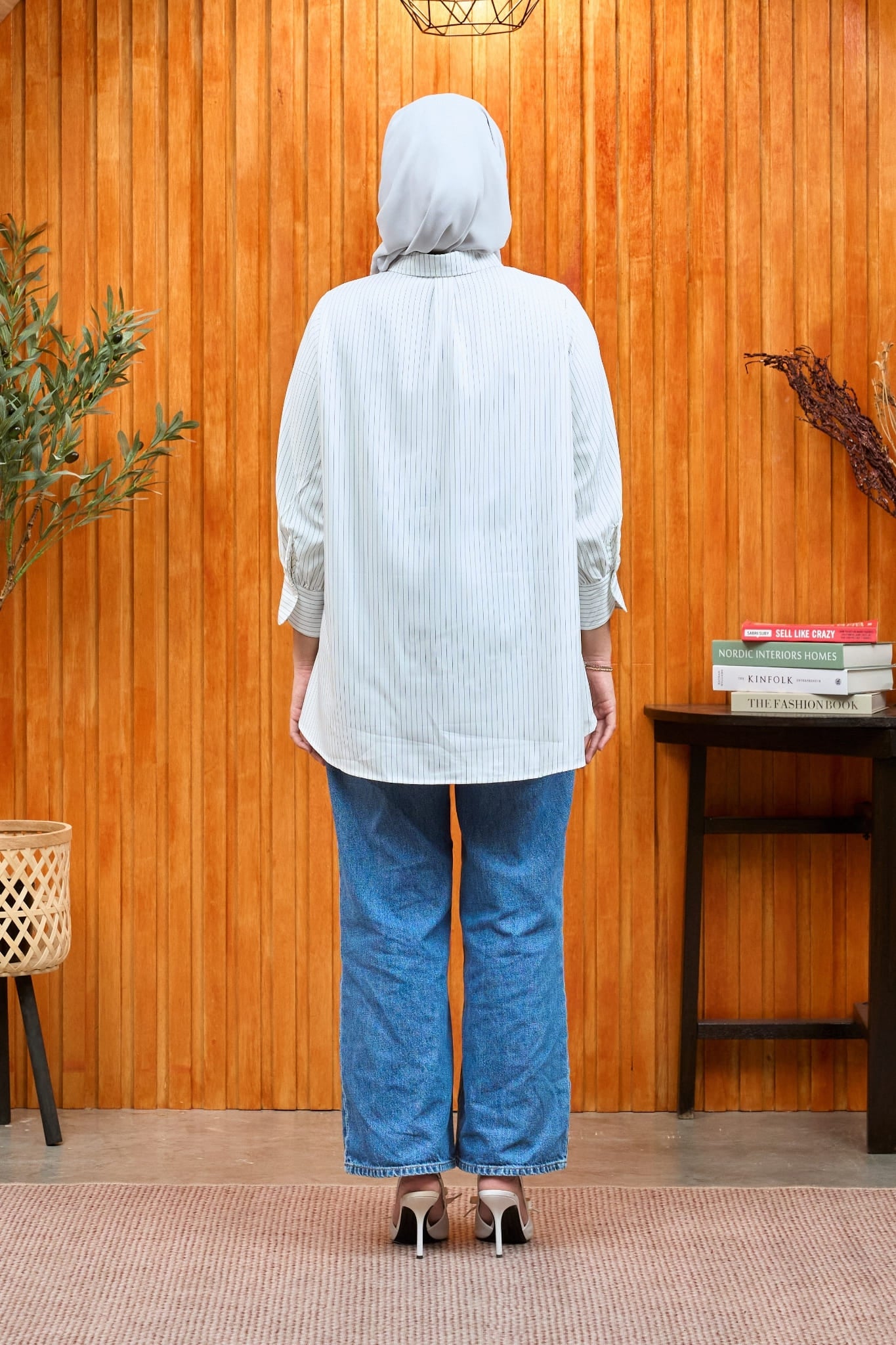 Maya Morning Rows Pinstripe Women's Shirt