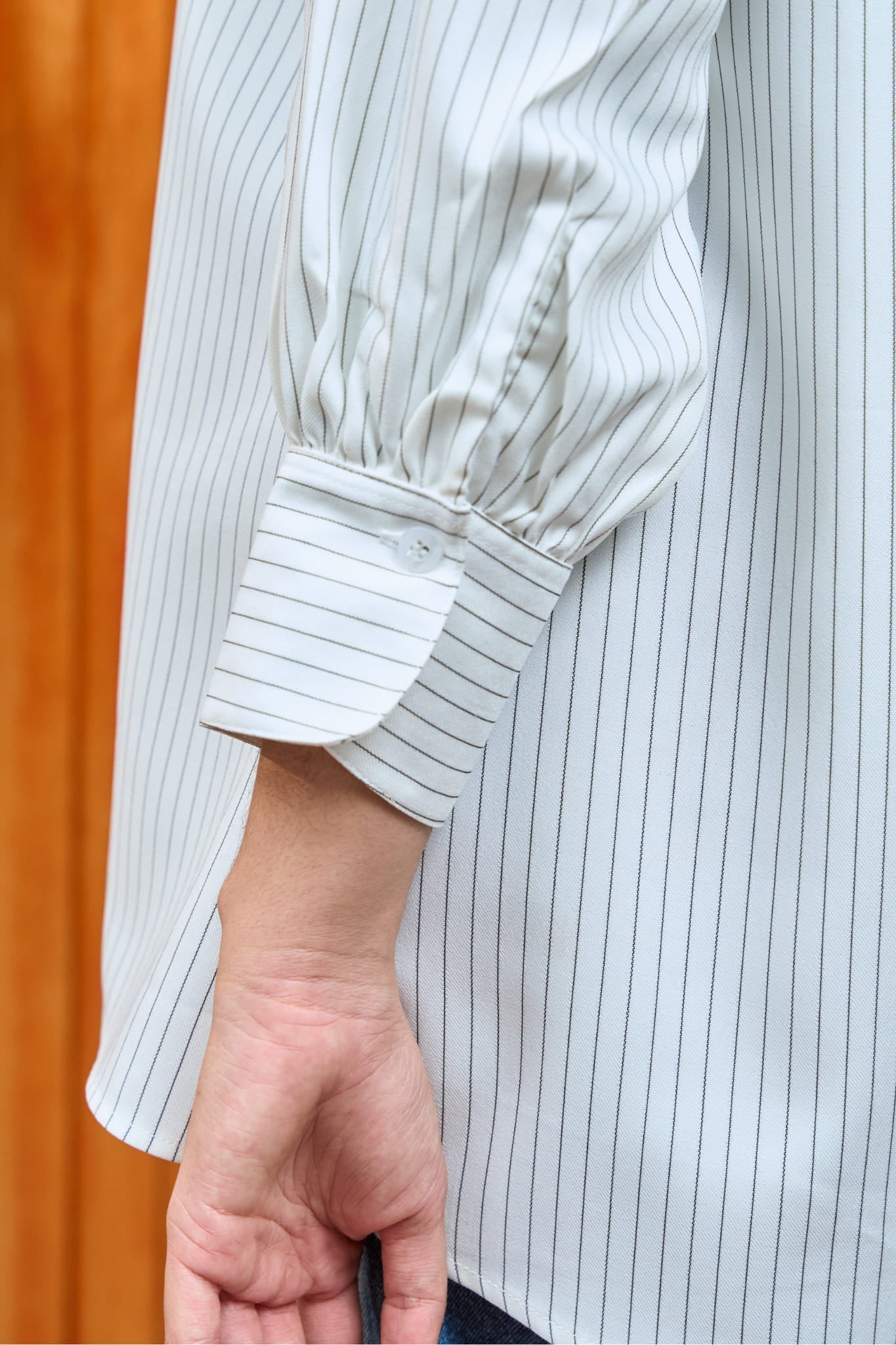 Maya Morning Rows Pinstripe Women's Shirt