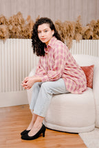 Maya Shirt in Berry Plaid