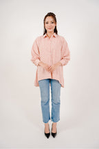 Maya Shirt in Floral Pink