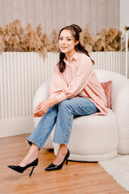 Maya Shirt in Floral Pink