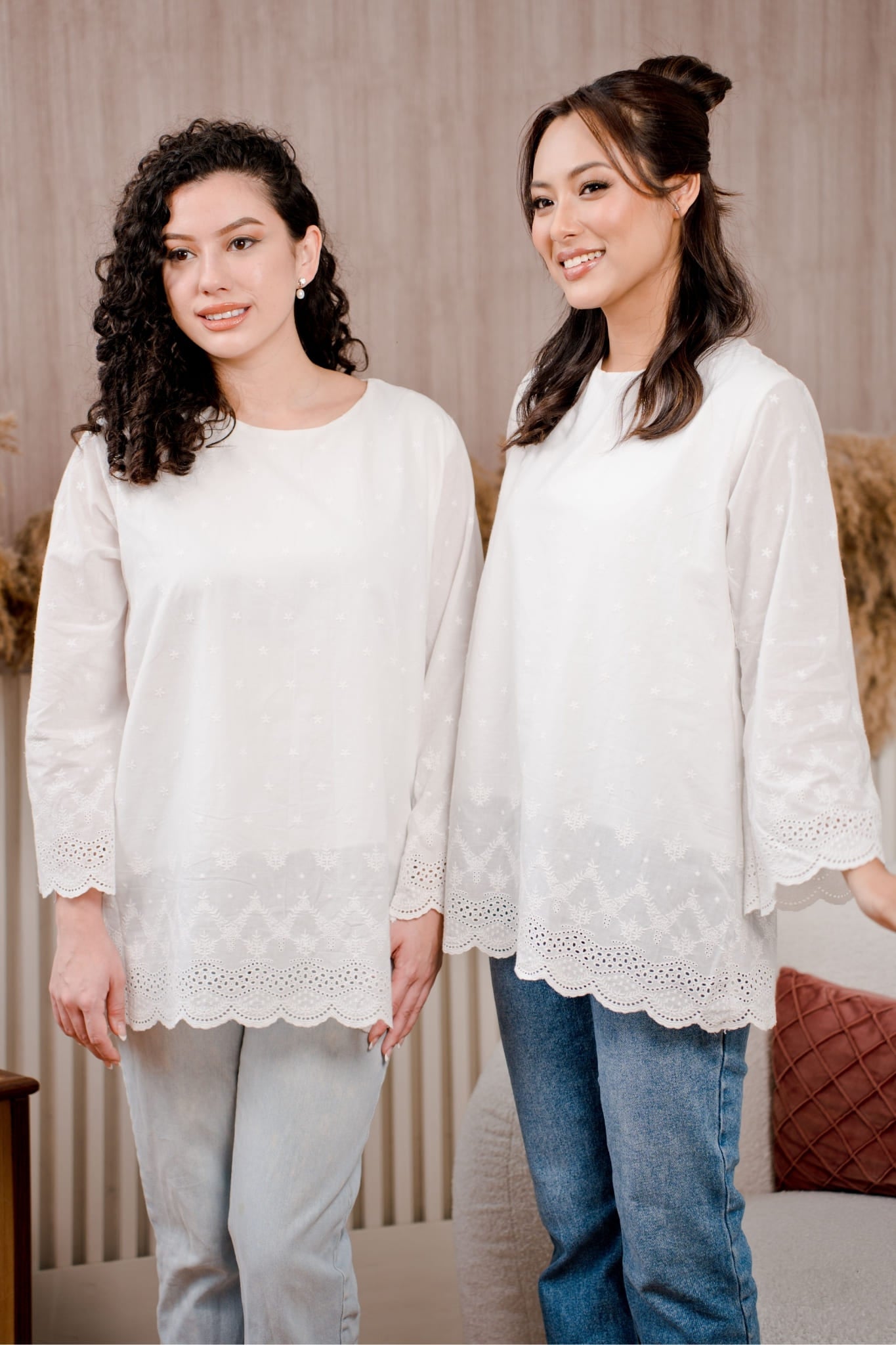 Nora Embroidery Cotton Blouse