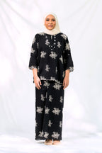 Kurung Kedah Suri Seirama in Black