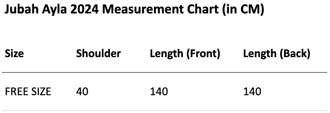 Size guide