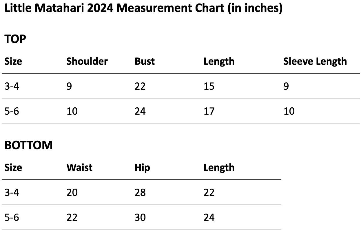 Size guide