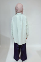 AVA STRIPED SHIRT - GREEN