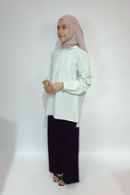 AVA STRIPED SHIRT - GREEN